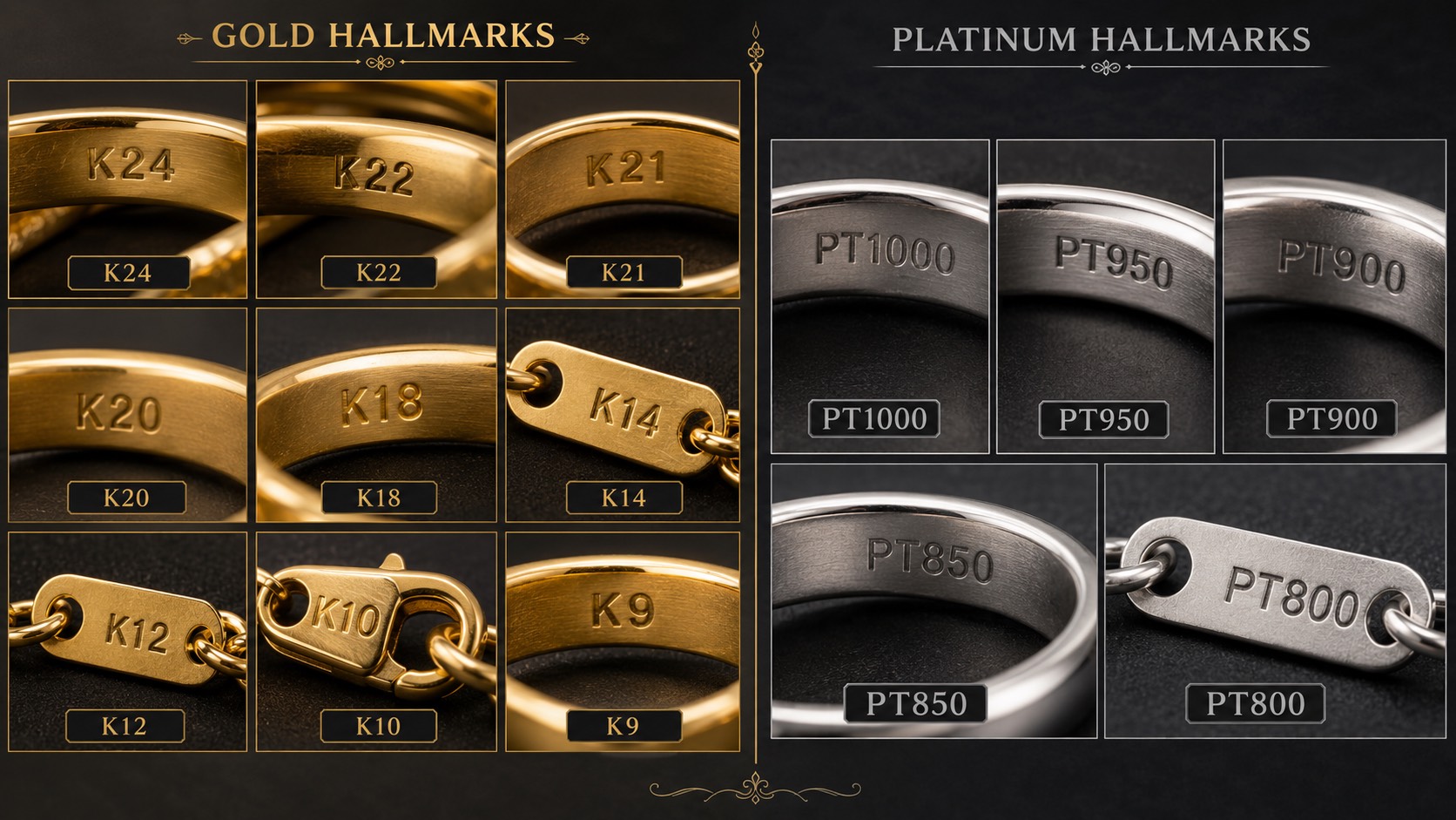 取扱金種一覧